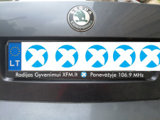 Automobilių numerių rėmelis PANEVĖŽYS 