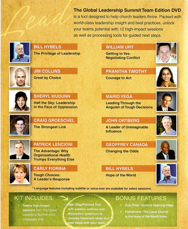 2012 m. Pasaulinės lyderystės konferencijos DVD 