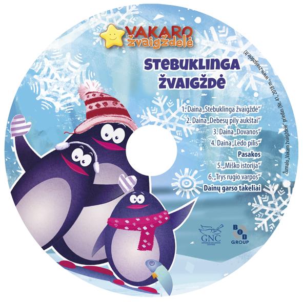 Vakaro žvaigždelė. Žurnalas vaikams 2018 žiema Nr. 41 + CD 